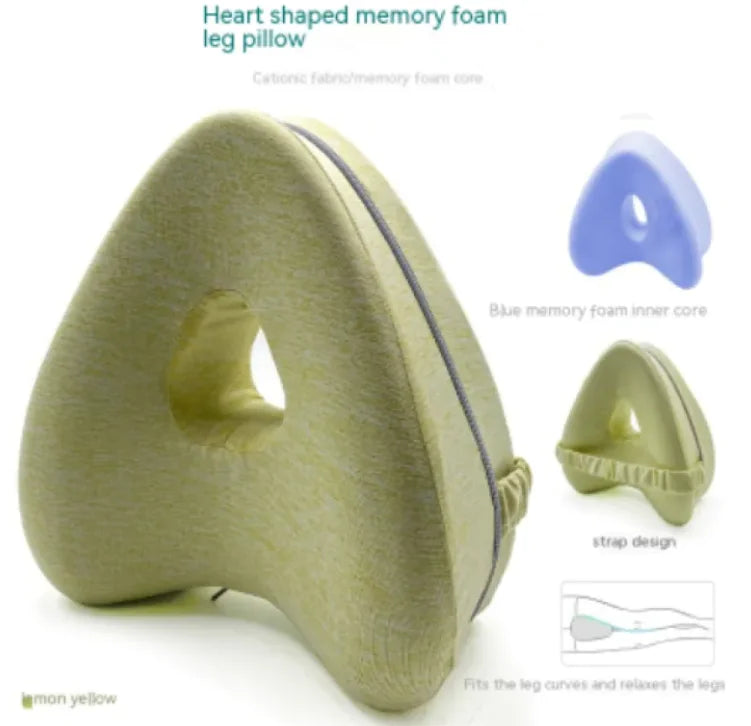 Heart-shaped Memory Foam Leg Pillow