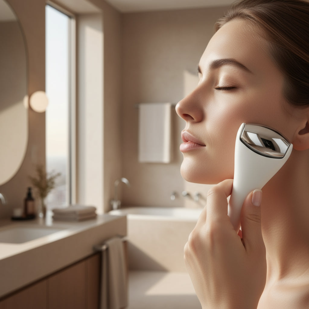 Nivora — ChillGlow™ Ice Facial Roller.